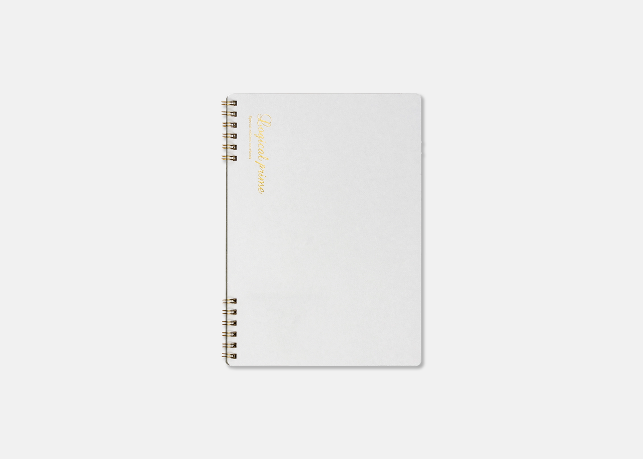 Logical Prime W Ring Notebook A5 | White