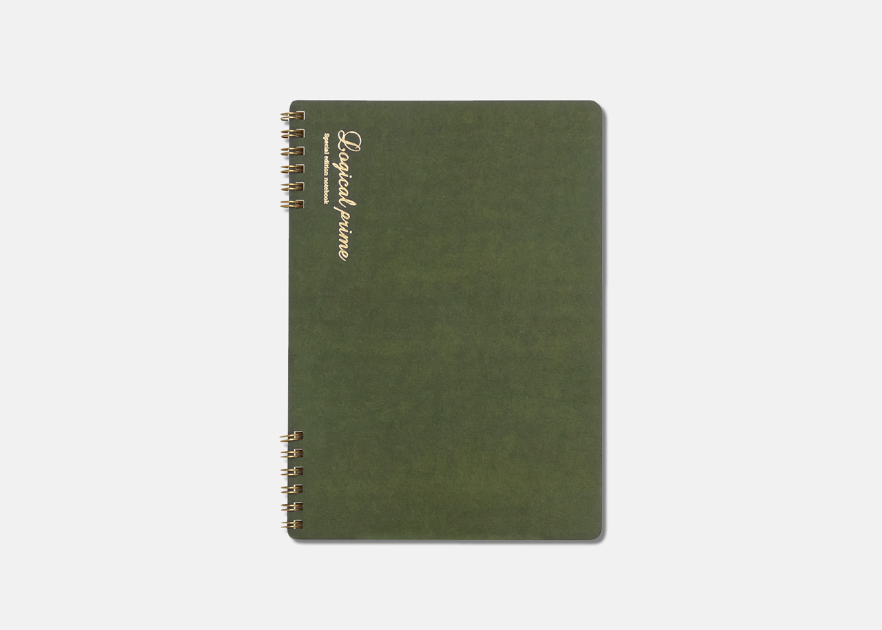 Logical Prime W Ring Notebook B5 | Green