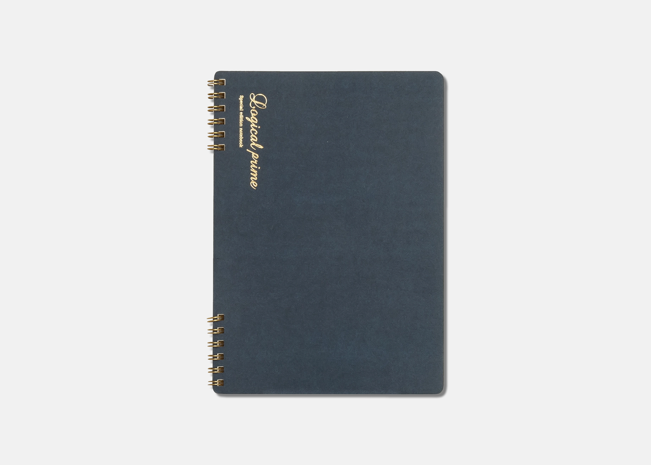 Logical Prime W Ring Notebook A5 | Navy