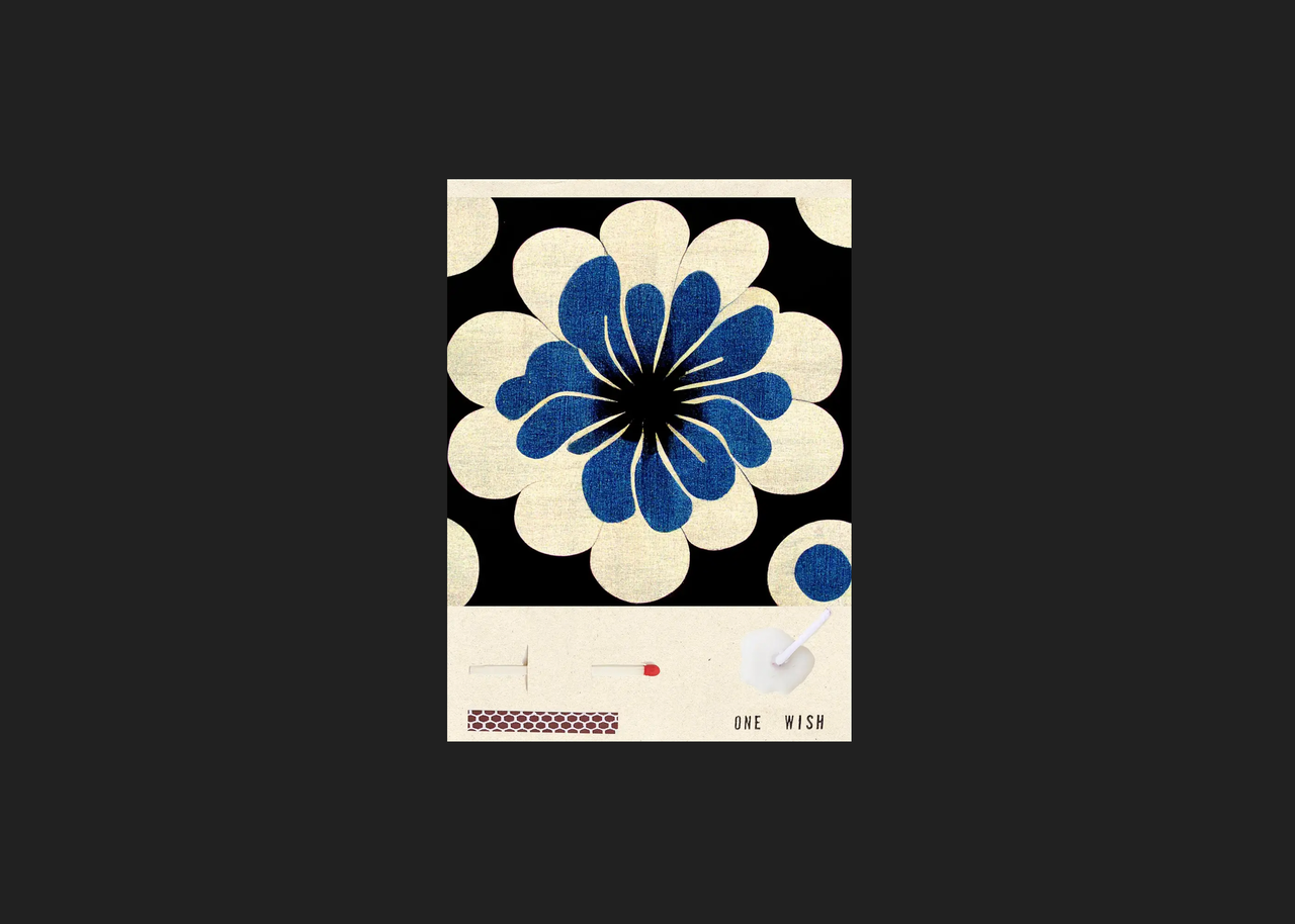 Blue Woodblock