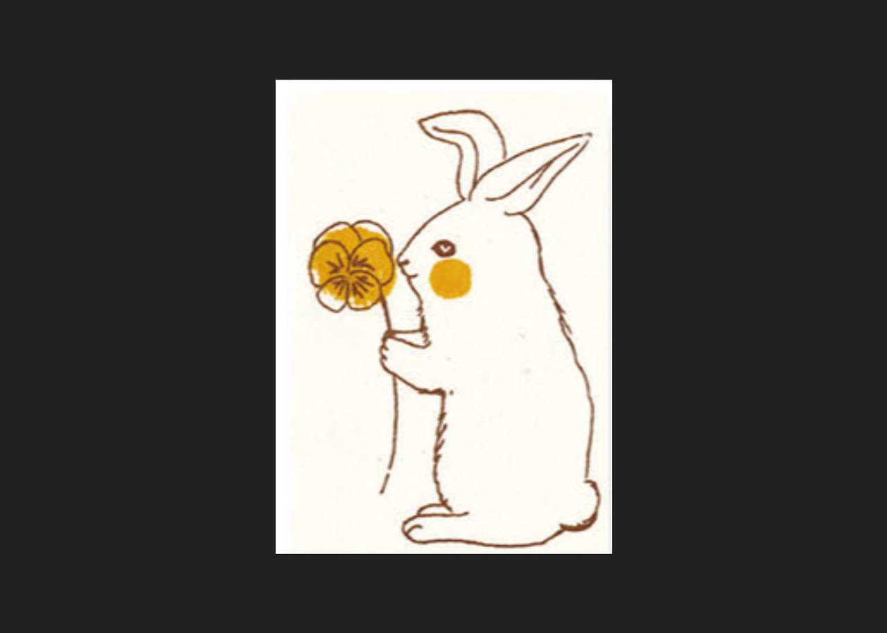 Bunny and Flower