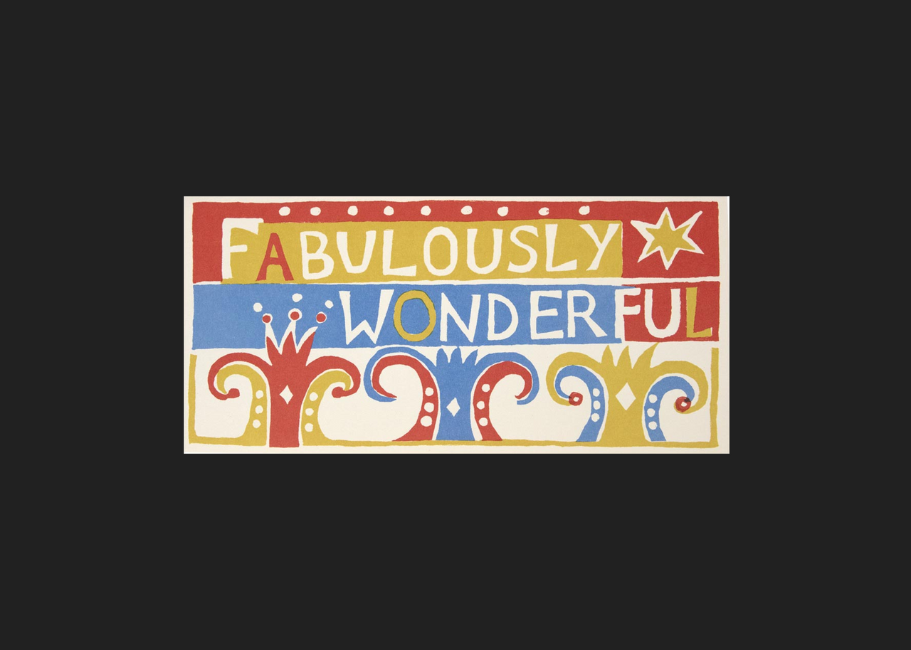 Long Card | Fabulously Wonderful