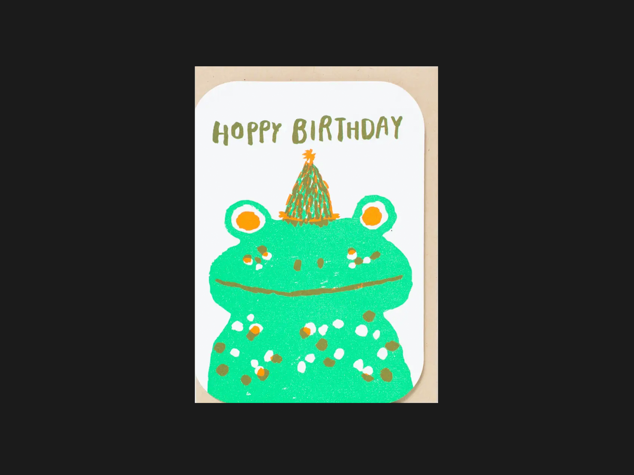Hoppy Birthday Frog