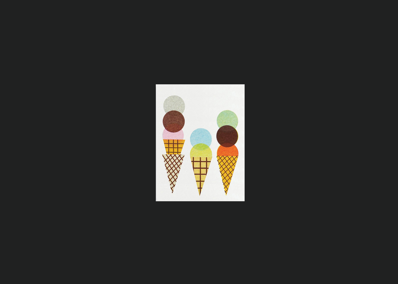 Ice Cream Mini Card
