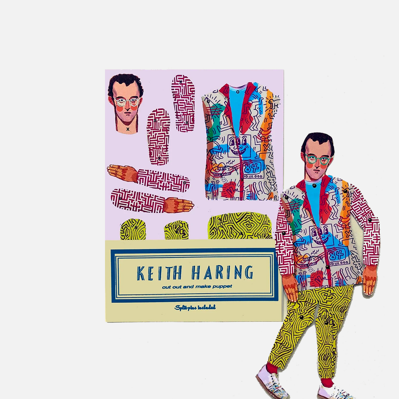 Keith Haring DIY Puppet