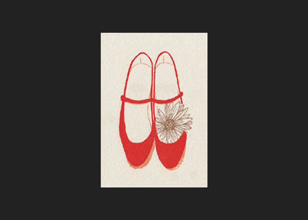 Red Mary Janes