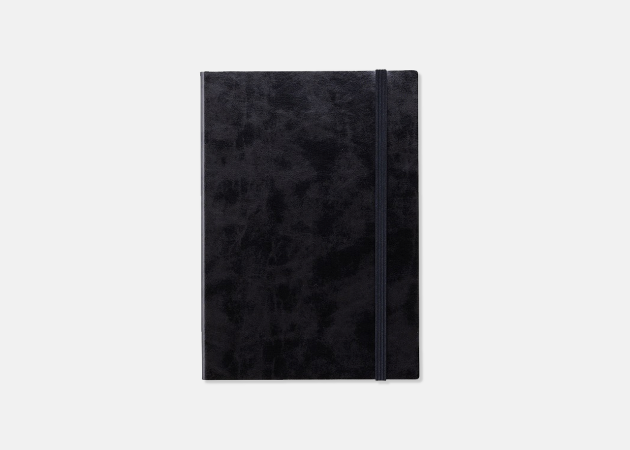 Edit Grid Notebook | Midnight Black A5