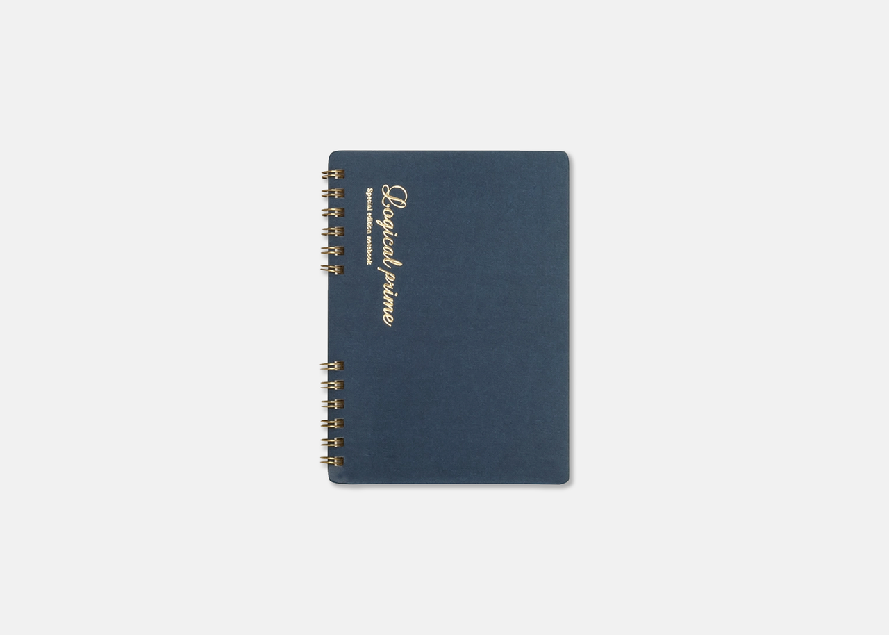 Logical Prime W Ring Notebook A6 | Navy