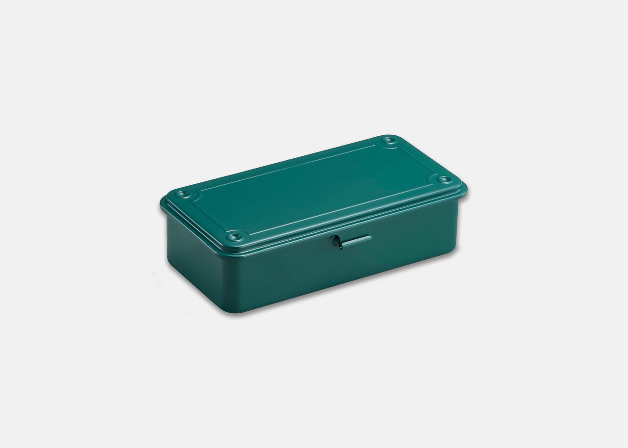 Togo Steel Stackable Storage Box | Antique Green