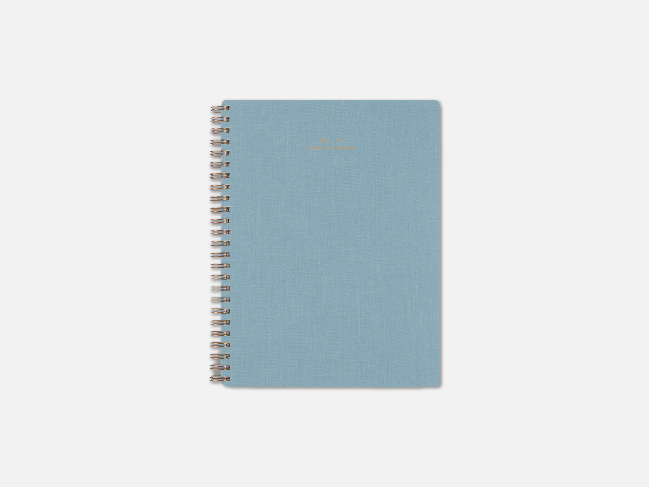 25-26 Weekly Grid Planner | Chambray Blue