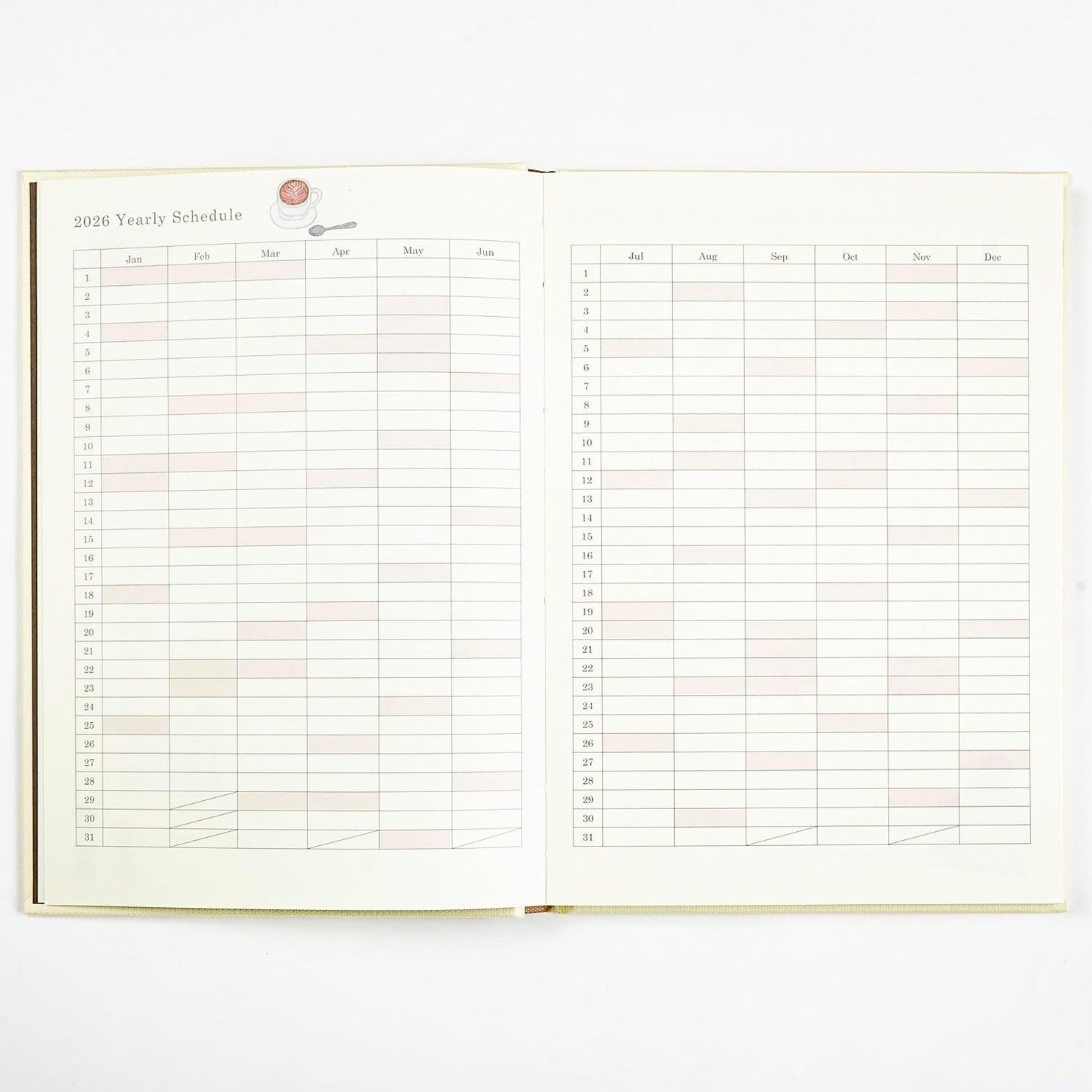 2026 Hardcover Planner | B6