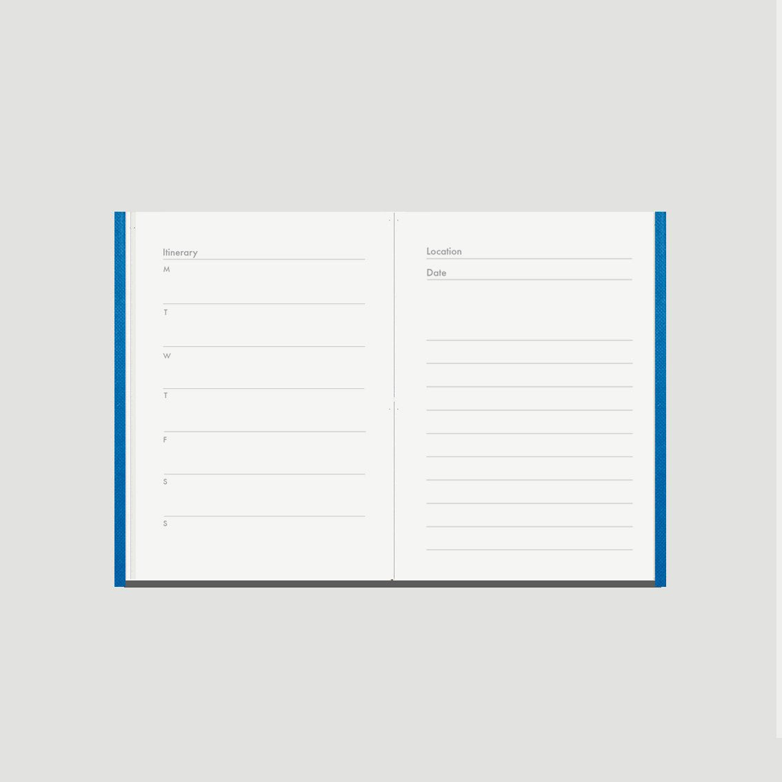 Pocket Travel Archive Notebook A6 | Blue