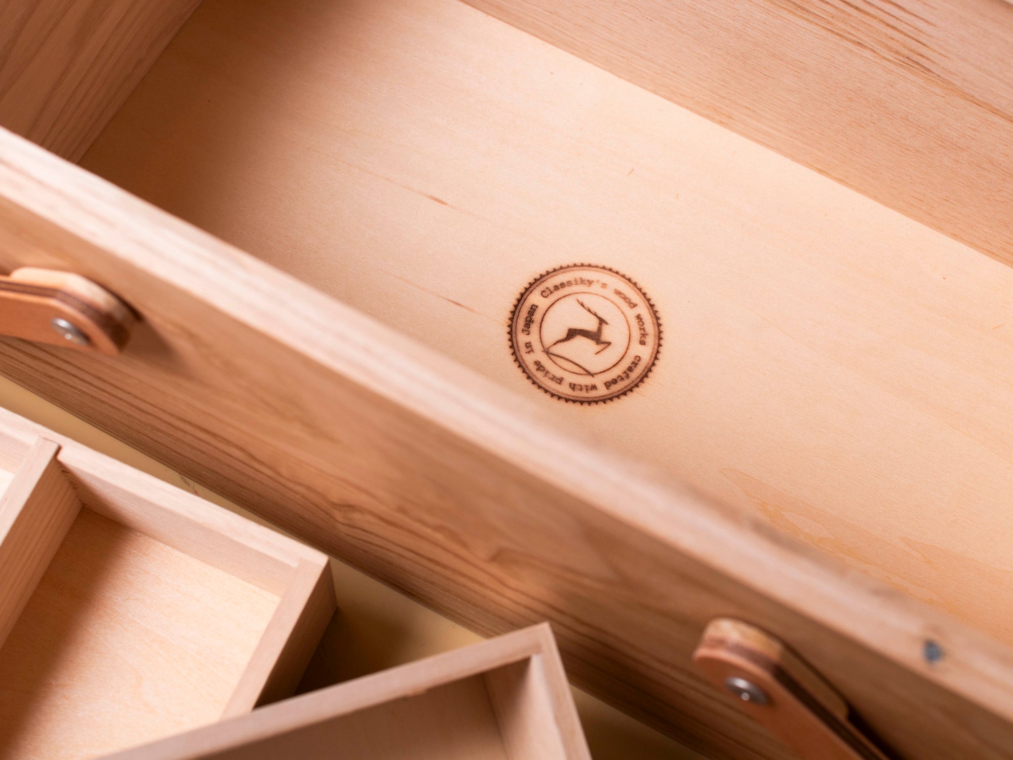 Chestnut Wooden Sewing Box