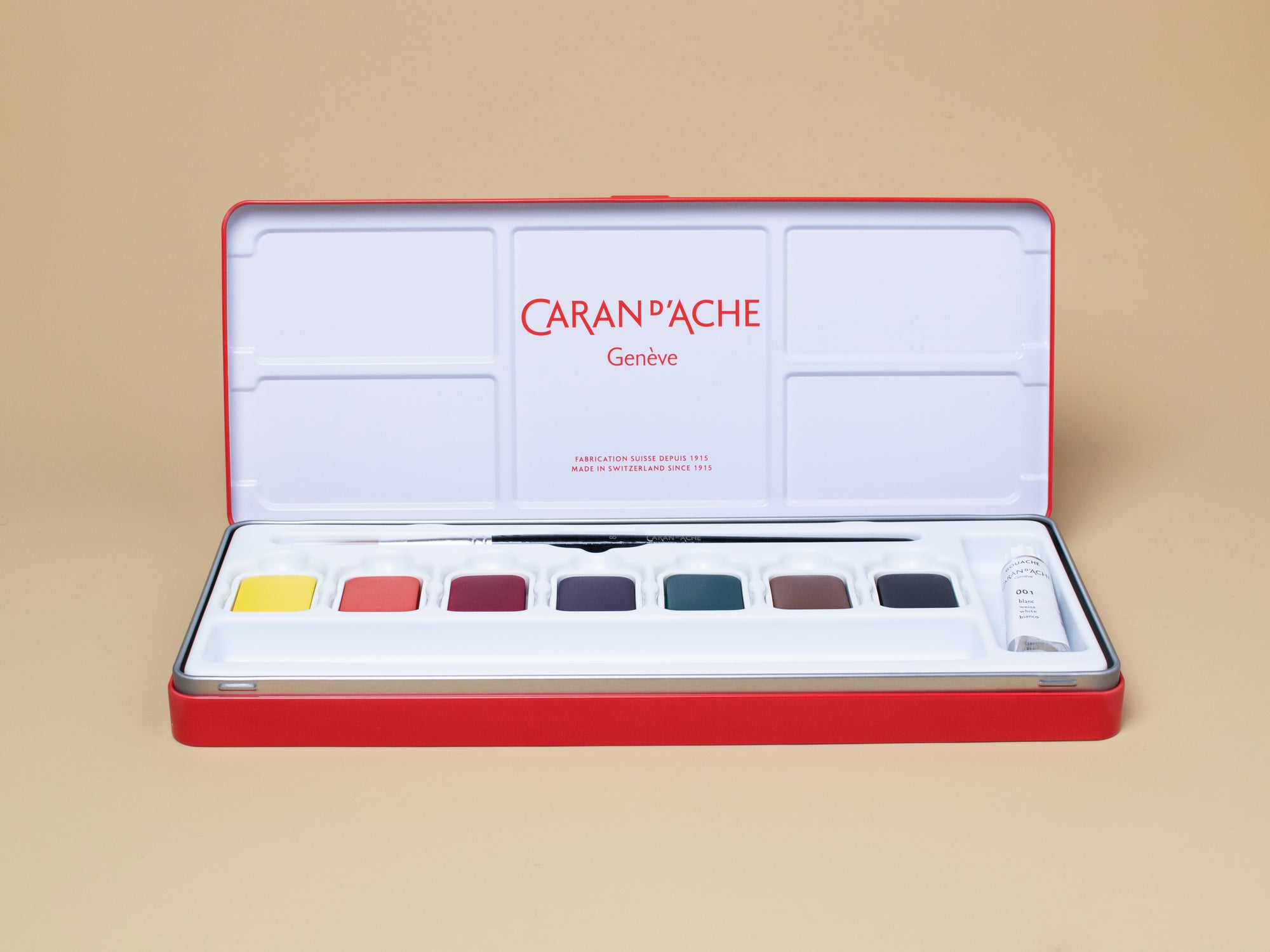 Caran D'ache 8 Color Gouache Palette