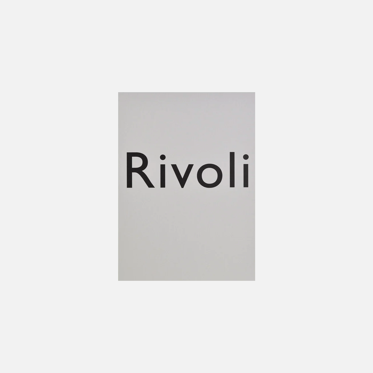 Rivoli Writing Pad | Grau