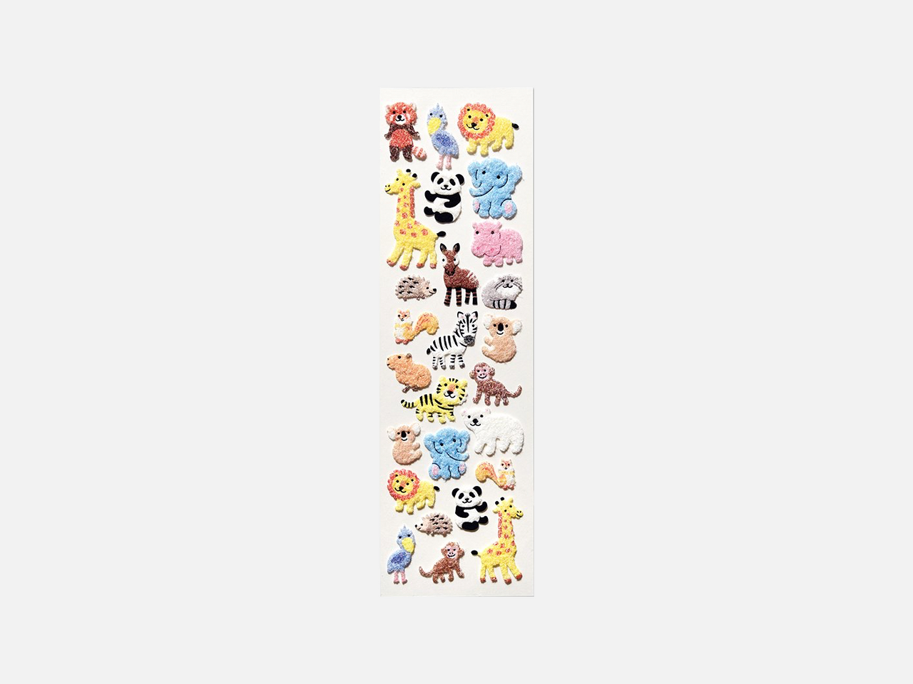 Brushed Zoo Stickers