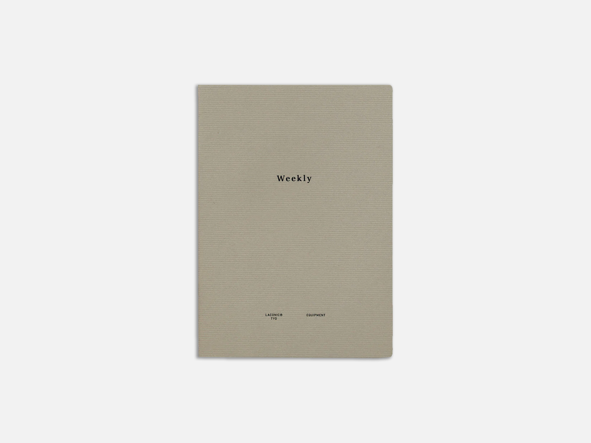 Laconic Style Weekly Notebook