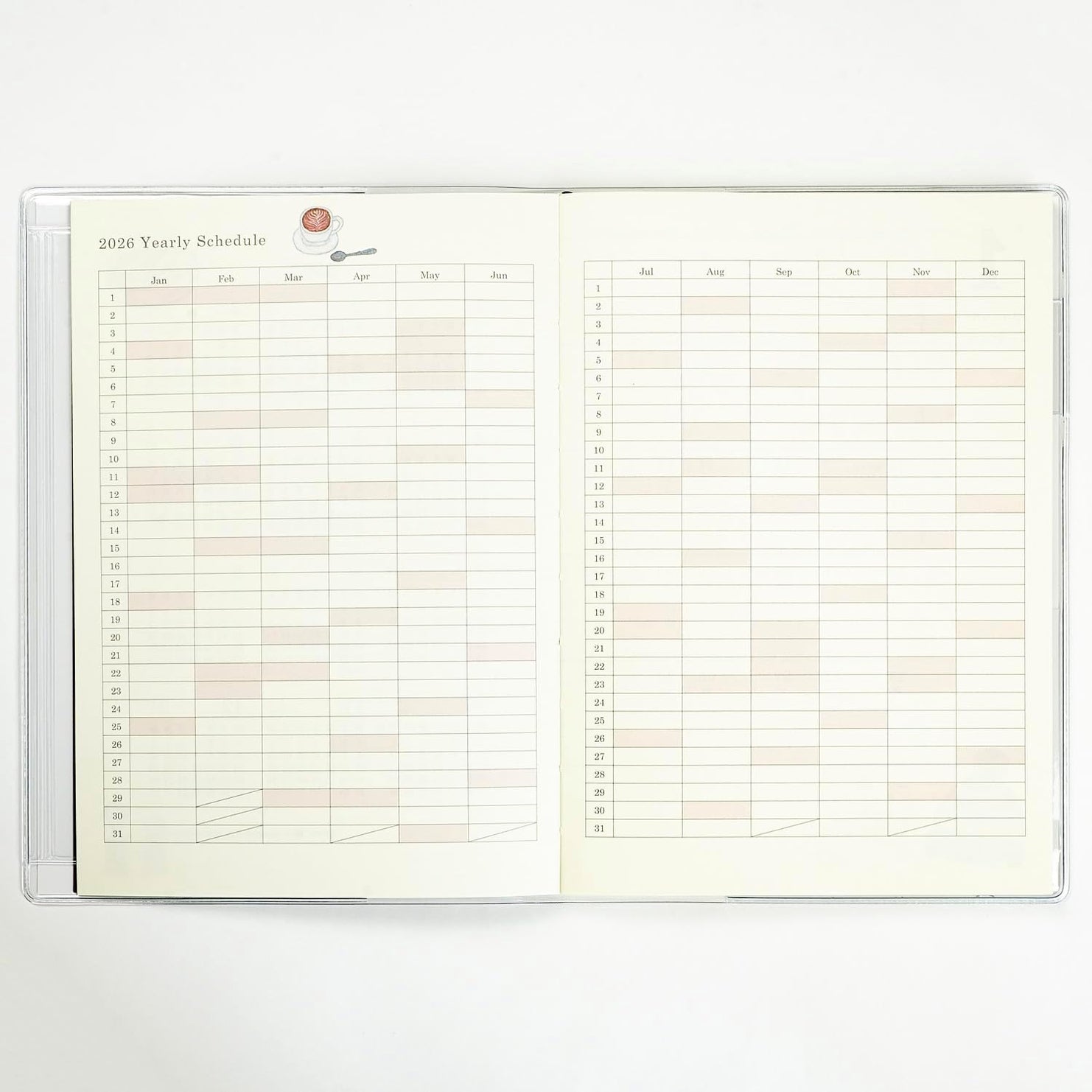 2026 Weekly Planner | B6 Softbook