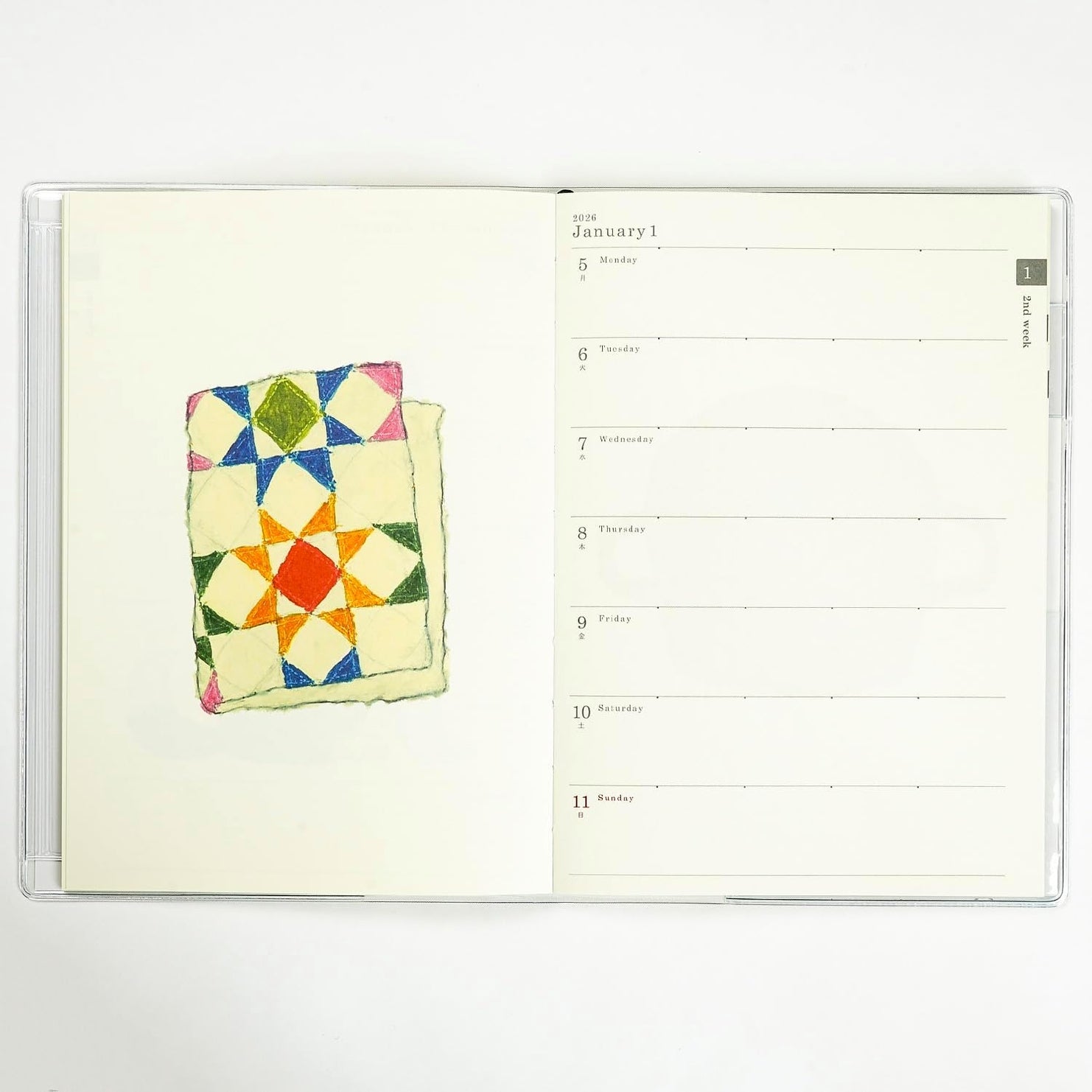 2026 Weekly Planner | B6 Softbook