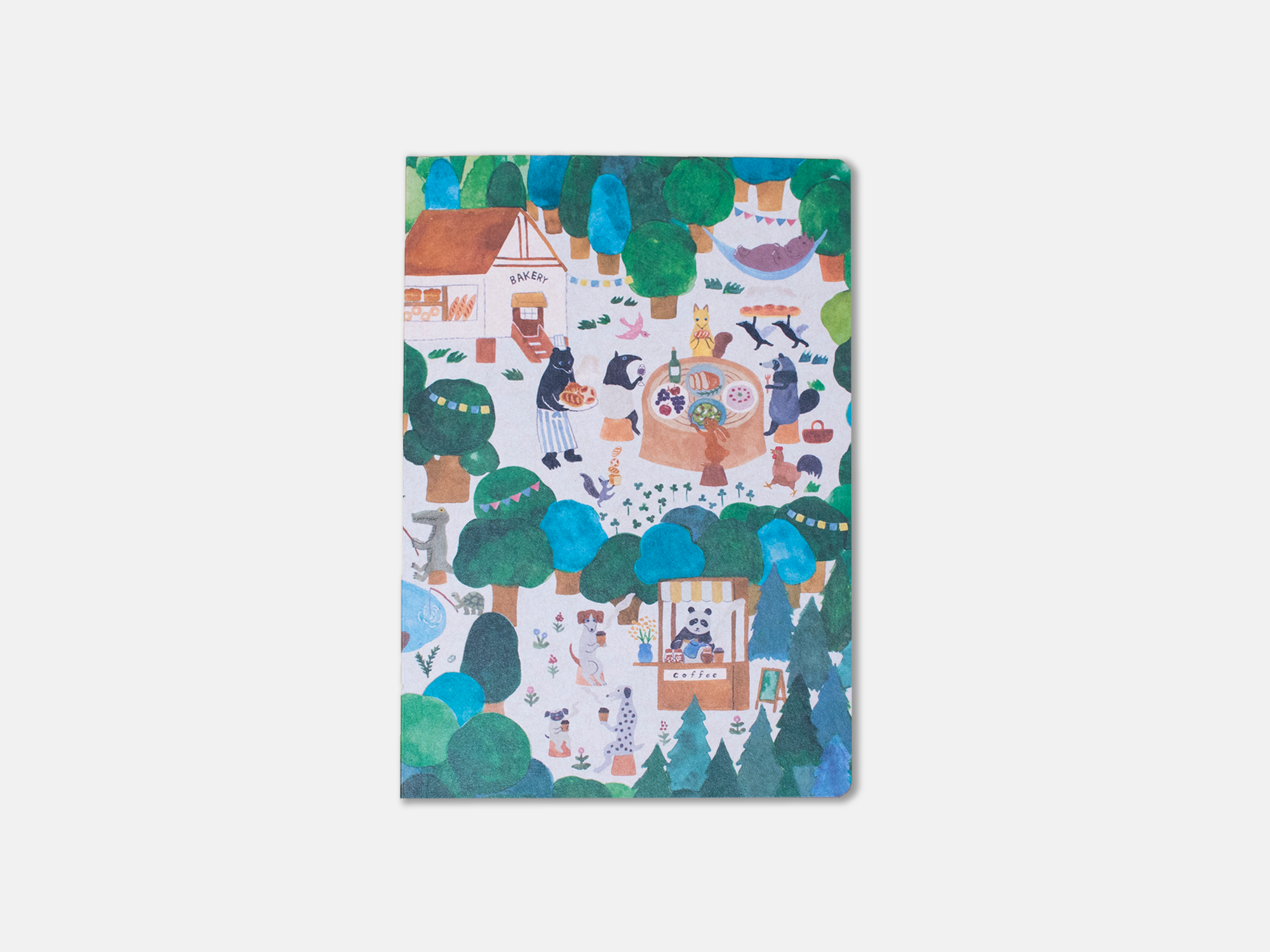 Yuru Log Notebook | Forest Animal