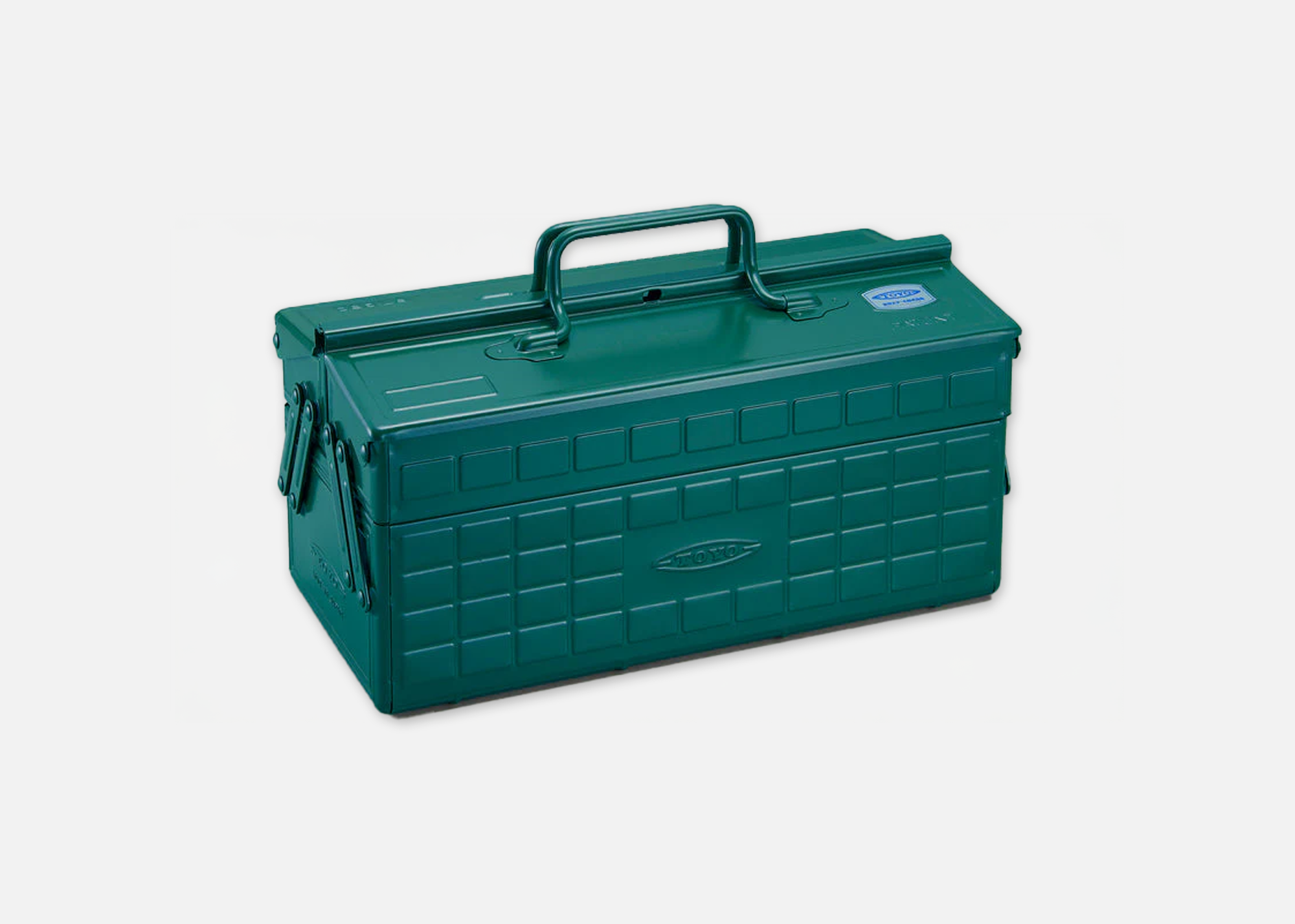Toyo Steel Cantilever Toolbox | Antique Green