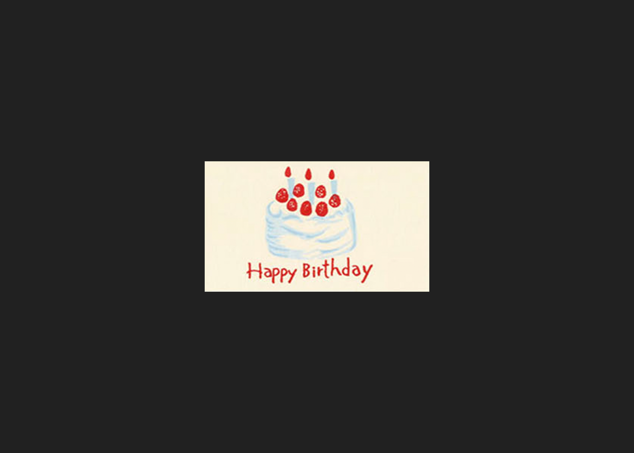 Happy Birthday Cake