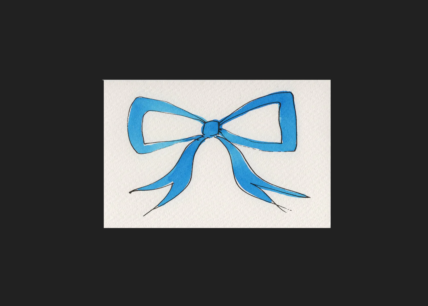 Blue Bow