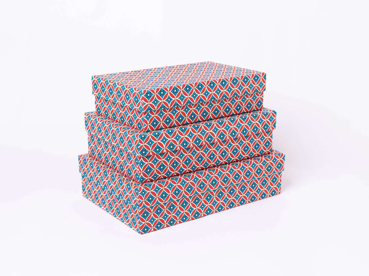 Carta Varese Boxes | No. 360 Red and Blue