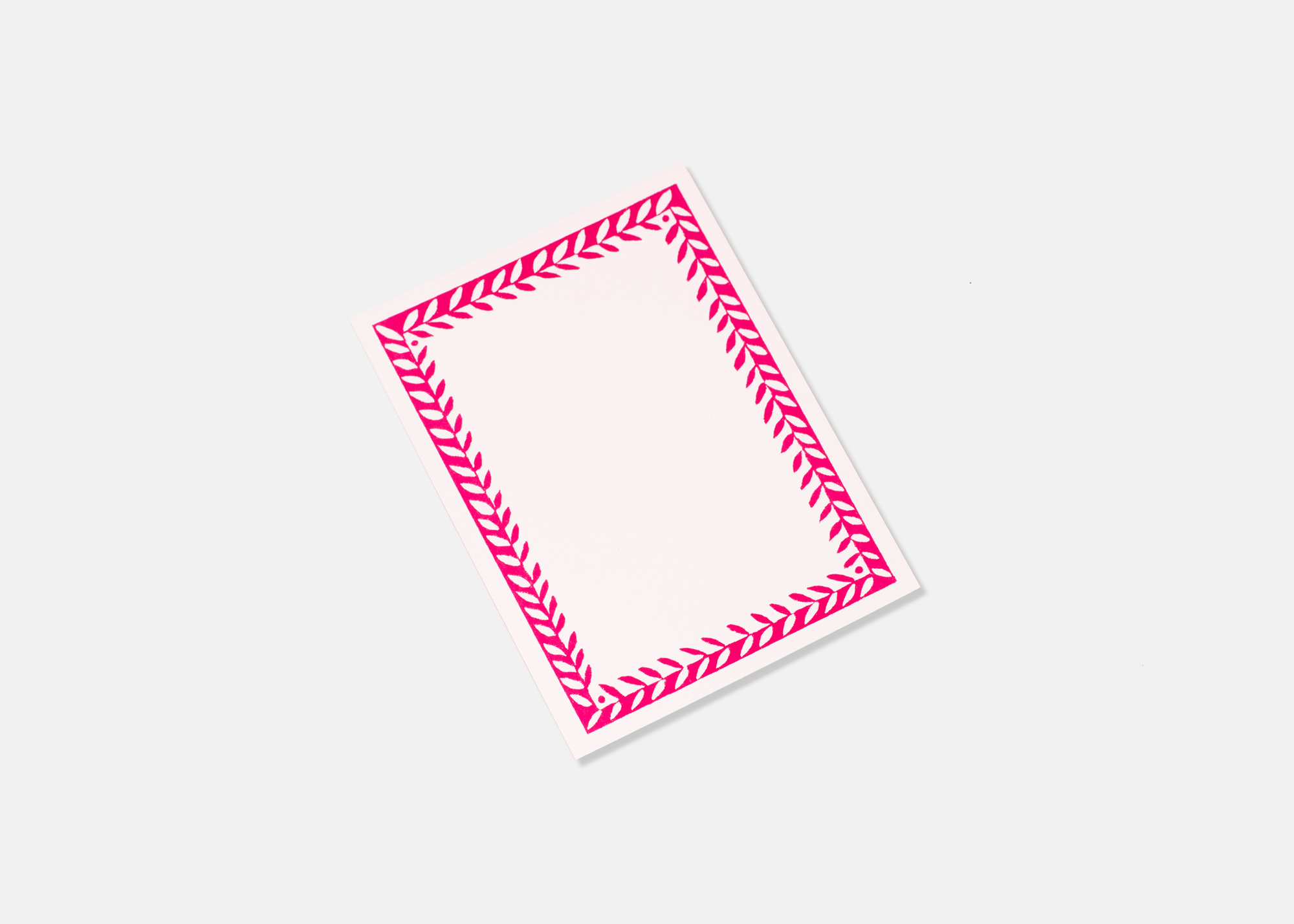 Postcards with Patterned Border
