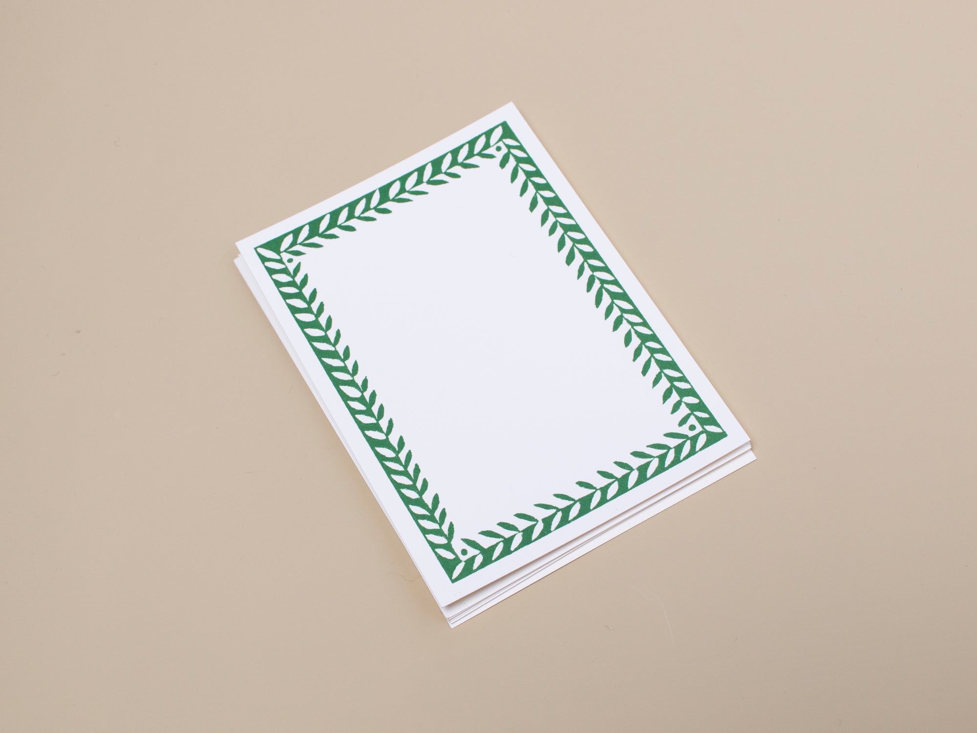 10 Postcards with Patterned Border