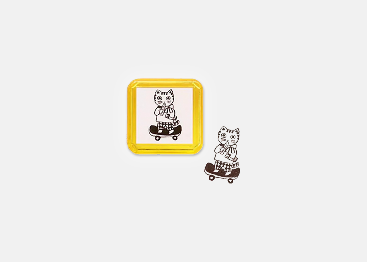 Sanby x Yumi Kitagishi Rubber Stamp | Going Out