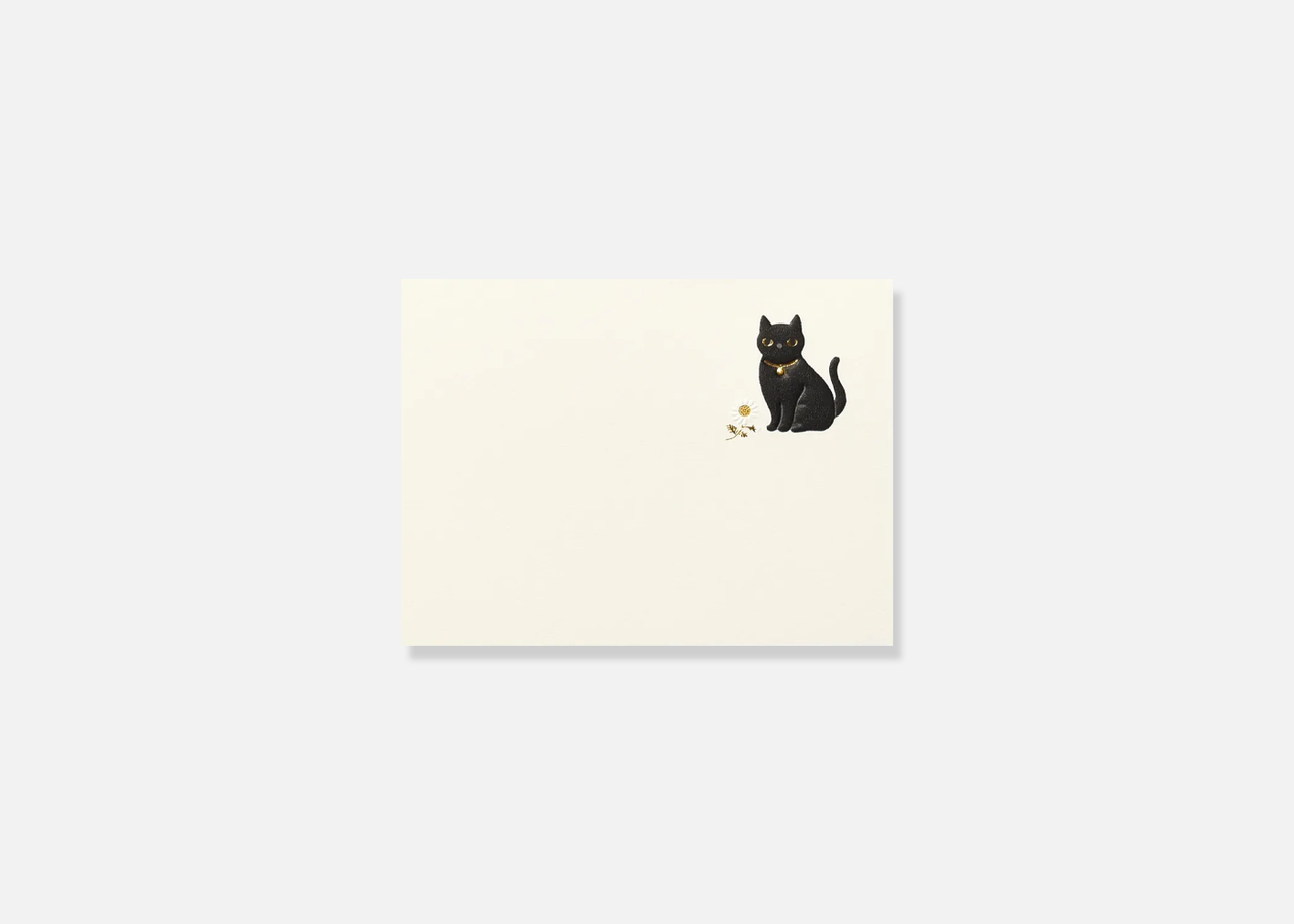 Small Letter Paper | Black Cat