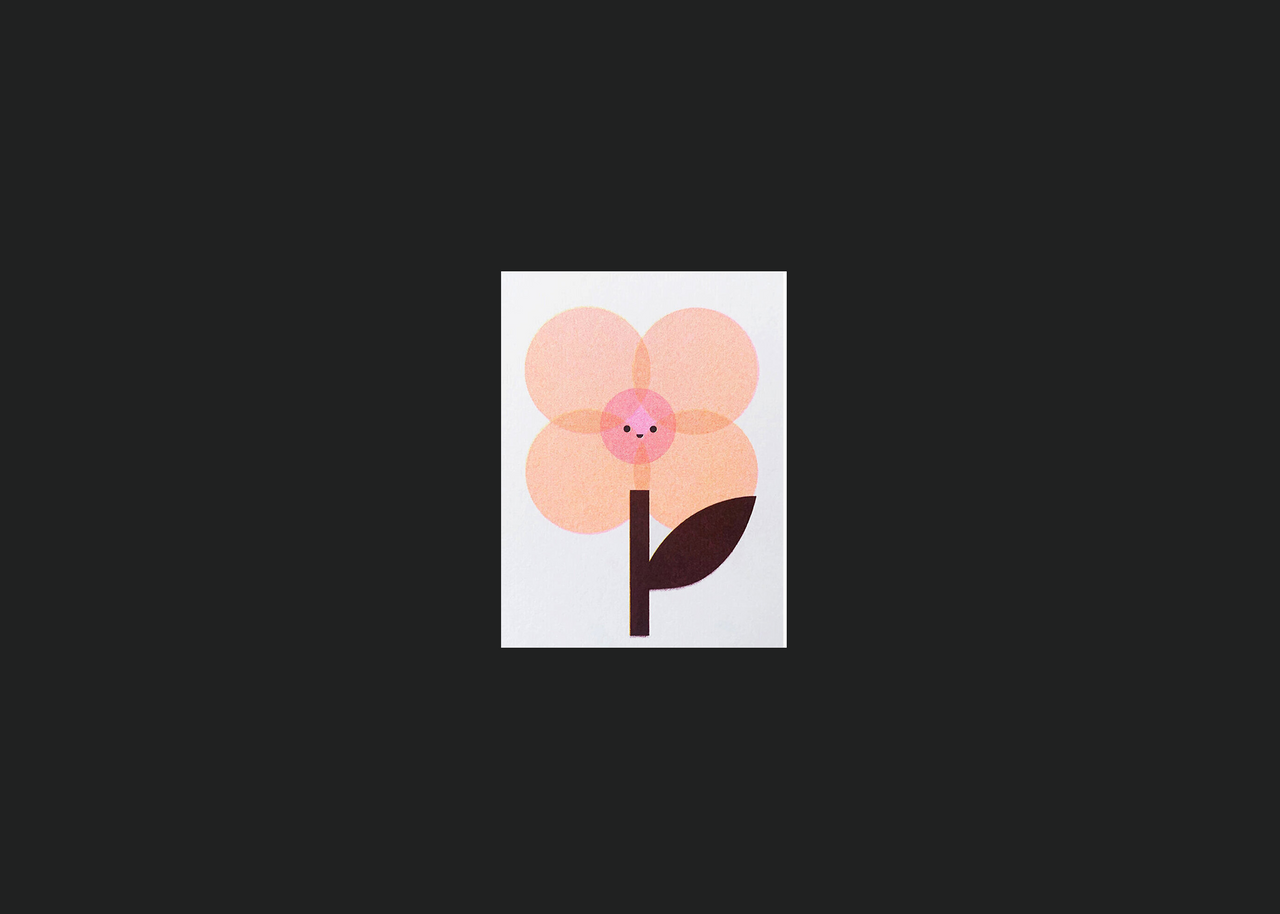 Cherry Blossom Mini Card