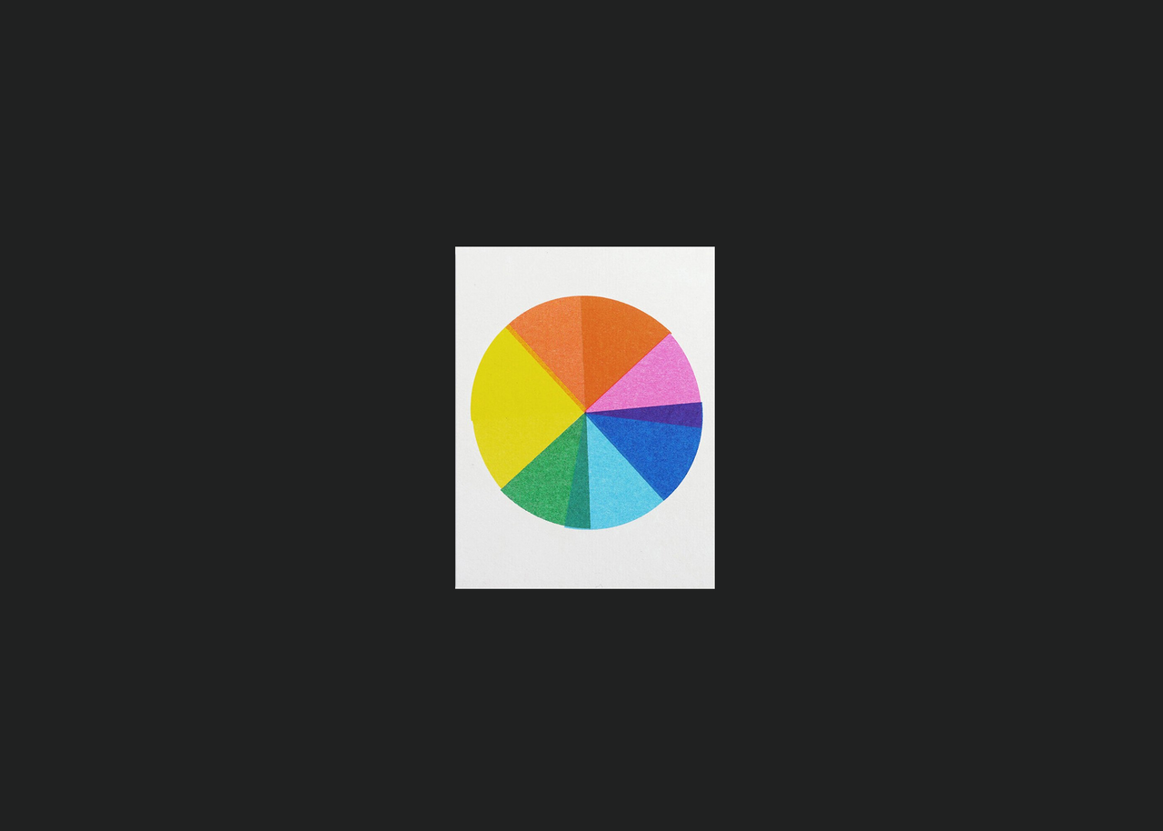 Colour Wheel Mini Card