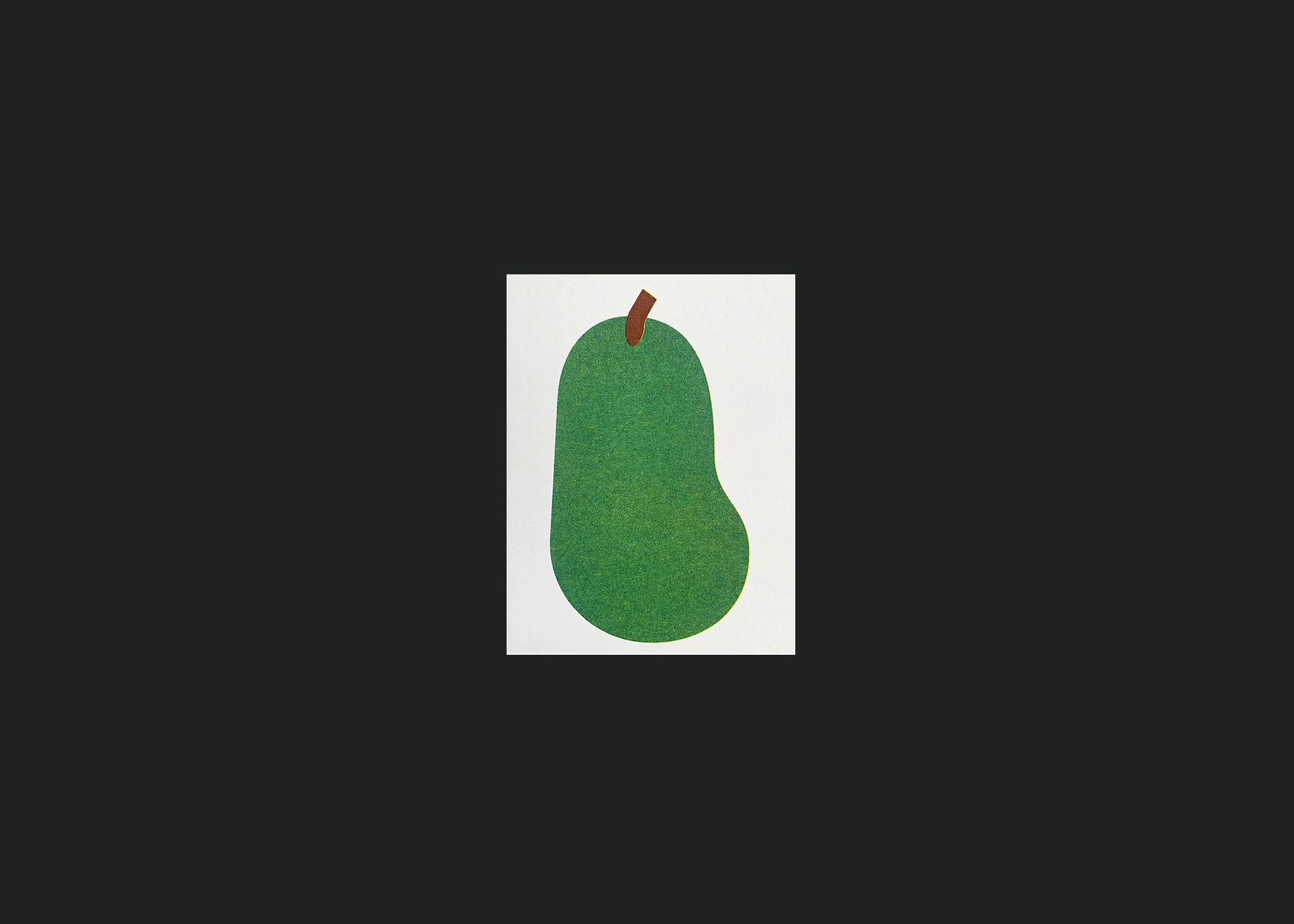 Comice Pear Mini Card