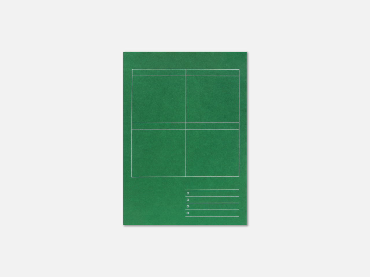 Eight Steps Notebook | Green