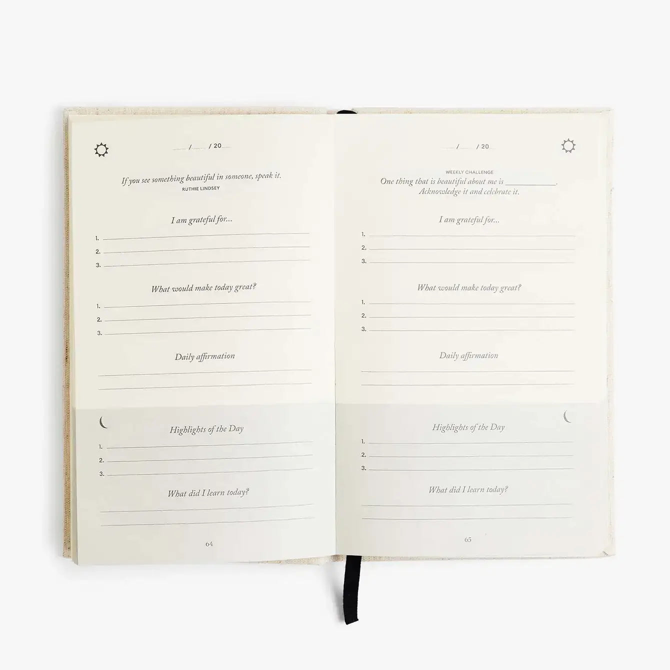 Five Minute Journal | Black
