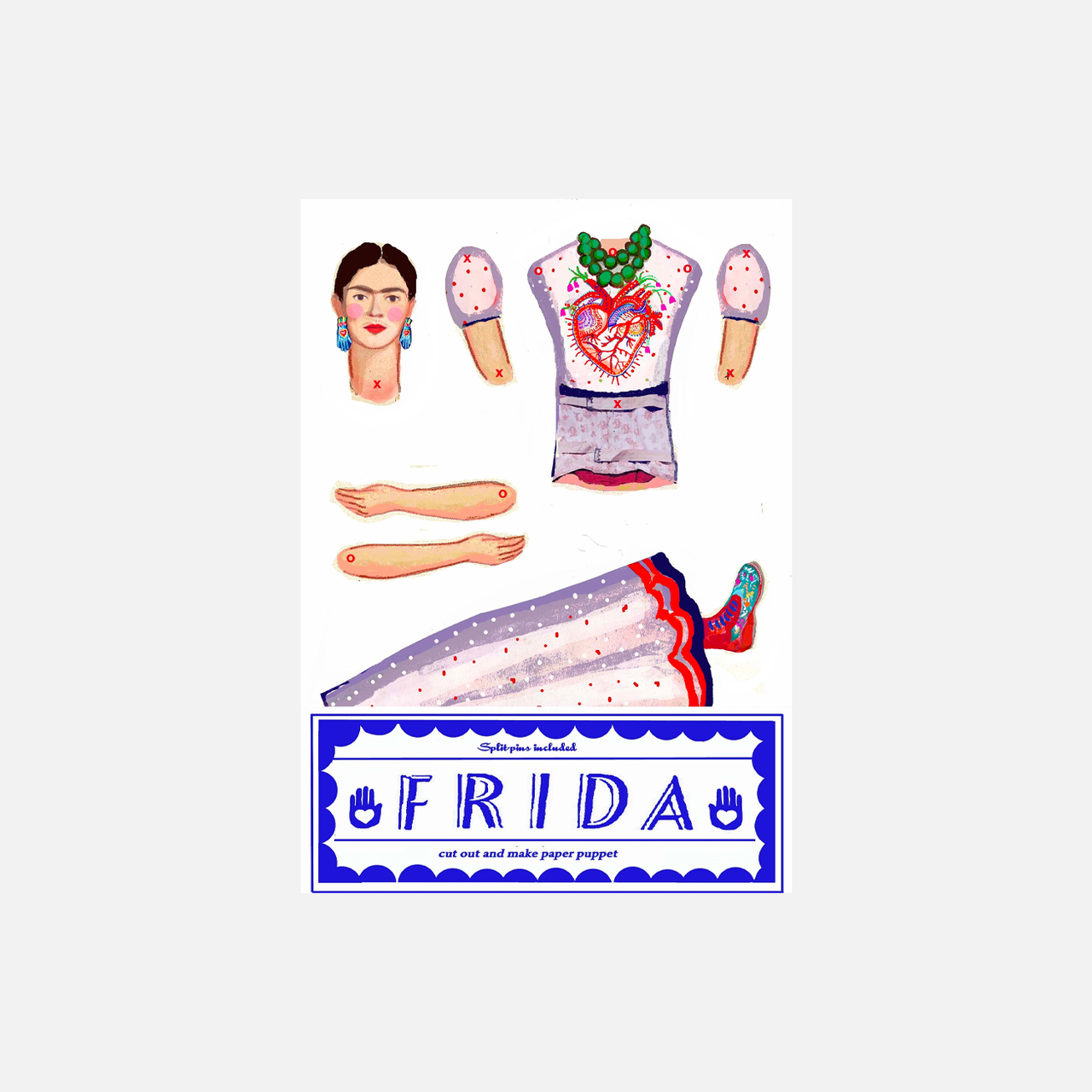 Frida K DIY Puppet
