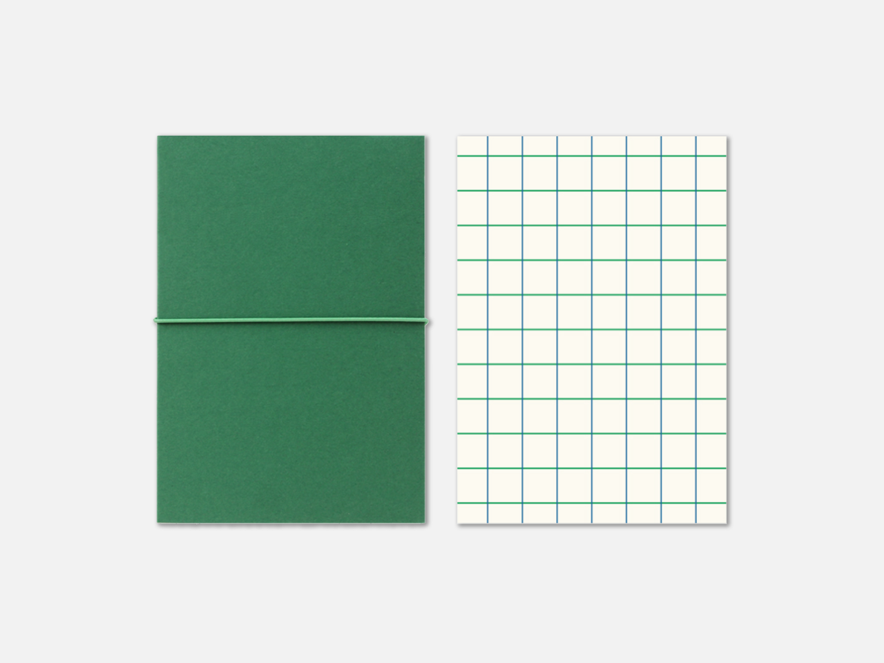 Color File Note M | Green (Grid)