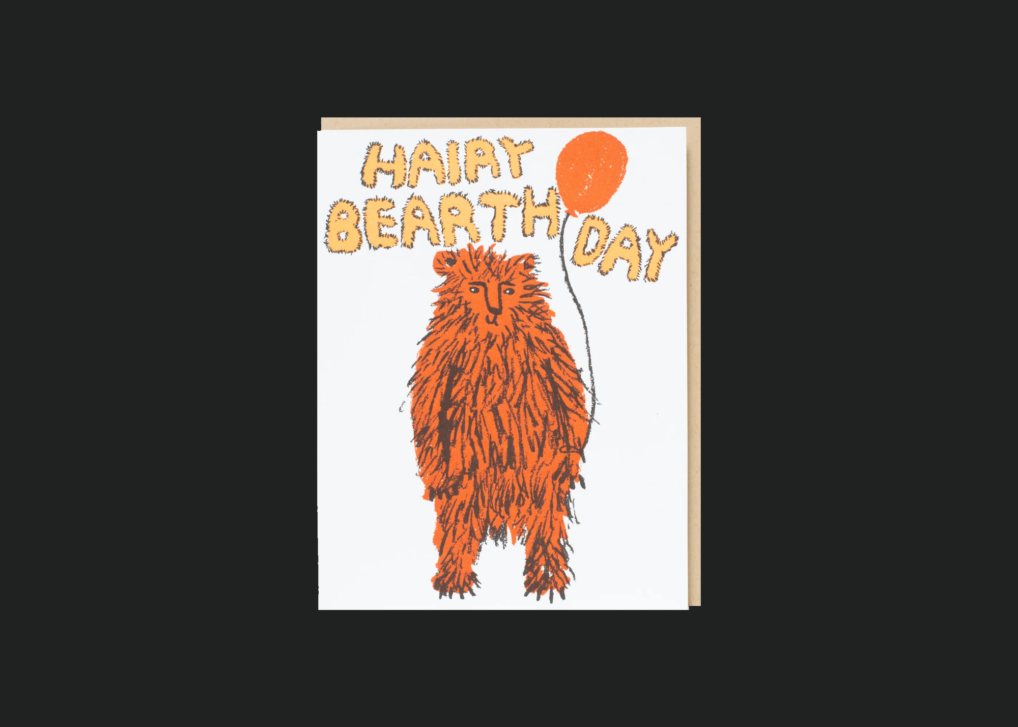 Hairy Bearthday Bear