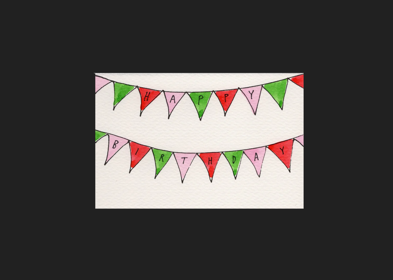 Happy Birthday Flags