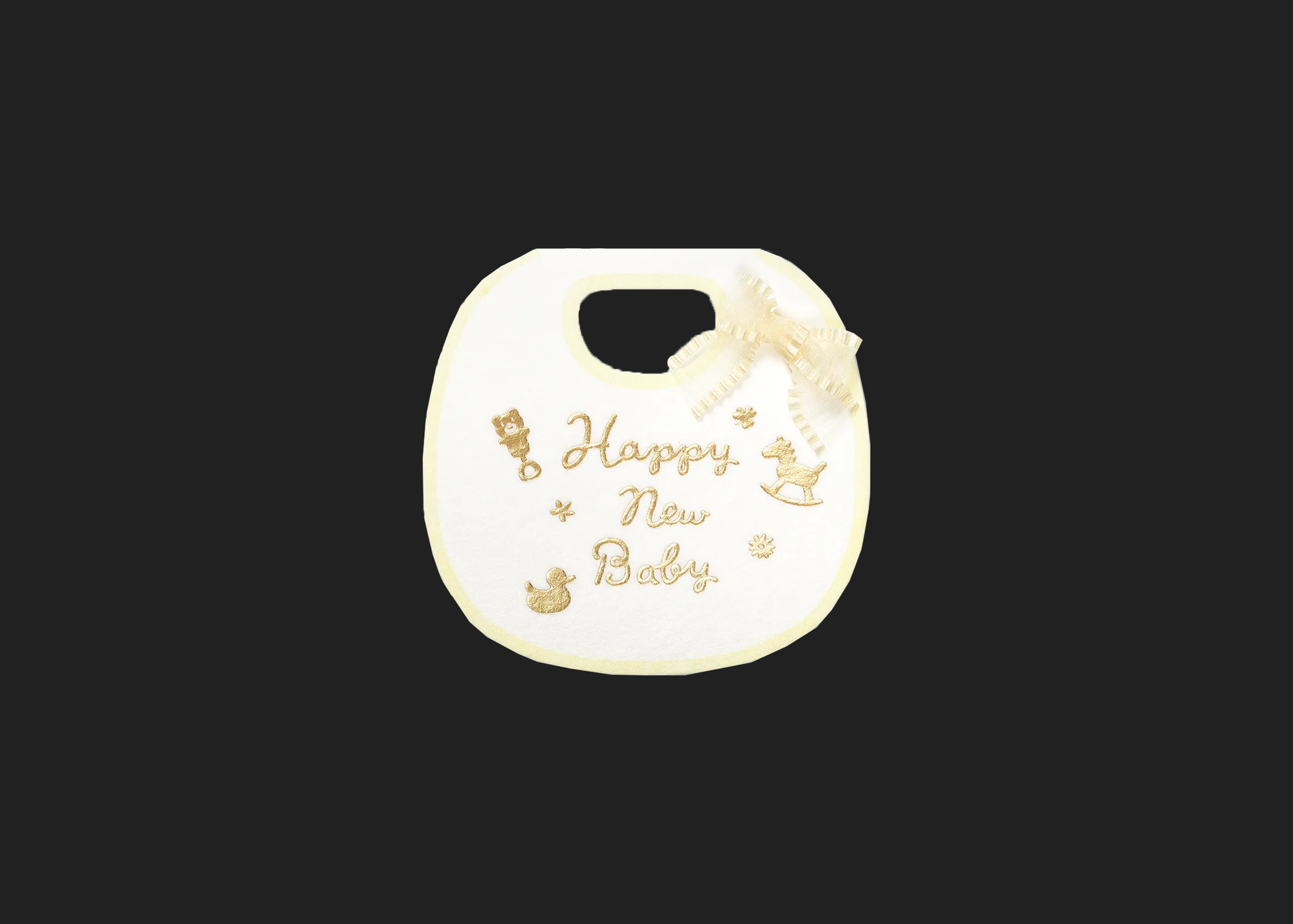 Happy New Baby Bib Card
