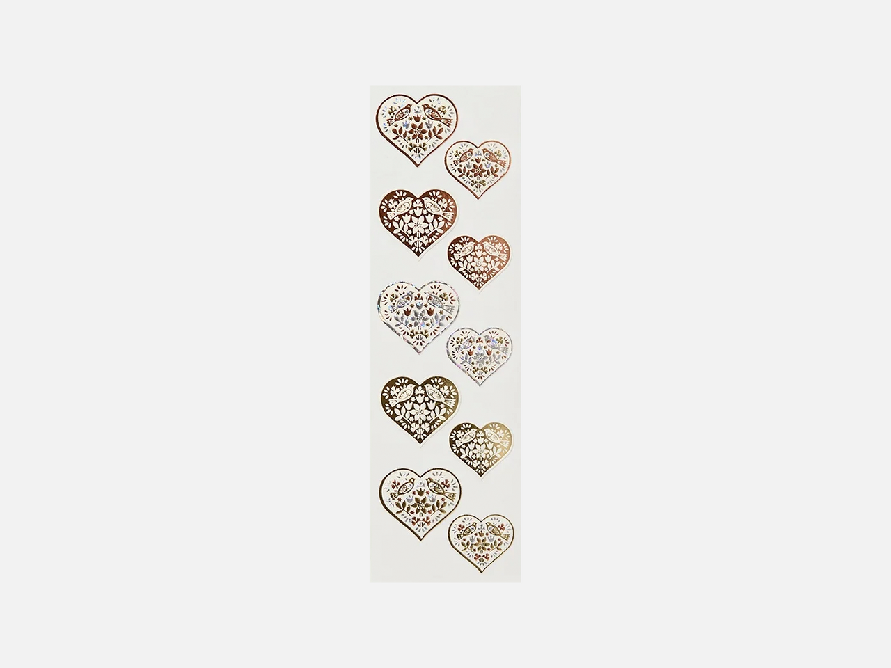 Bird Heart Stickers