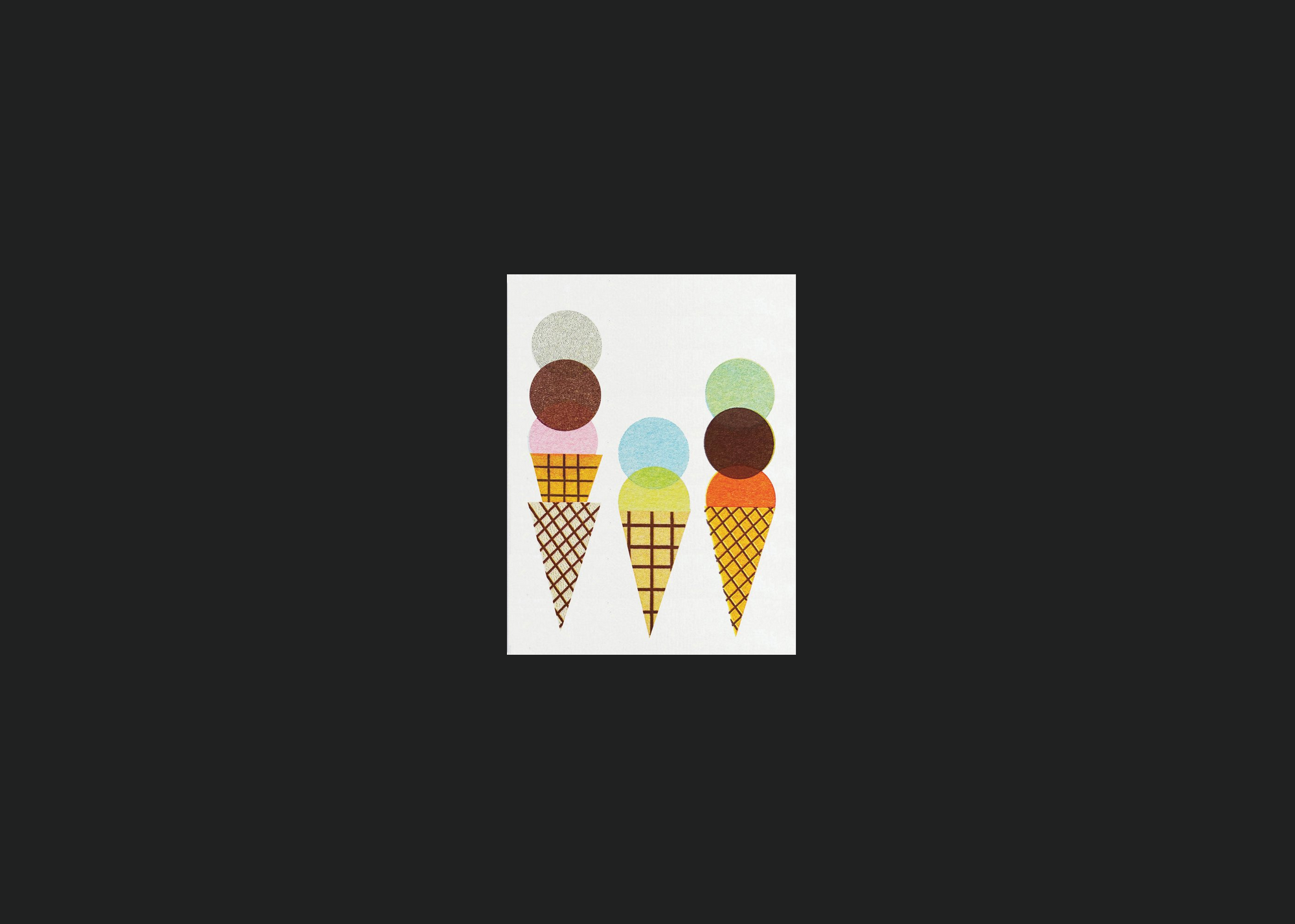 Ice Cream Mini Card