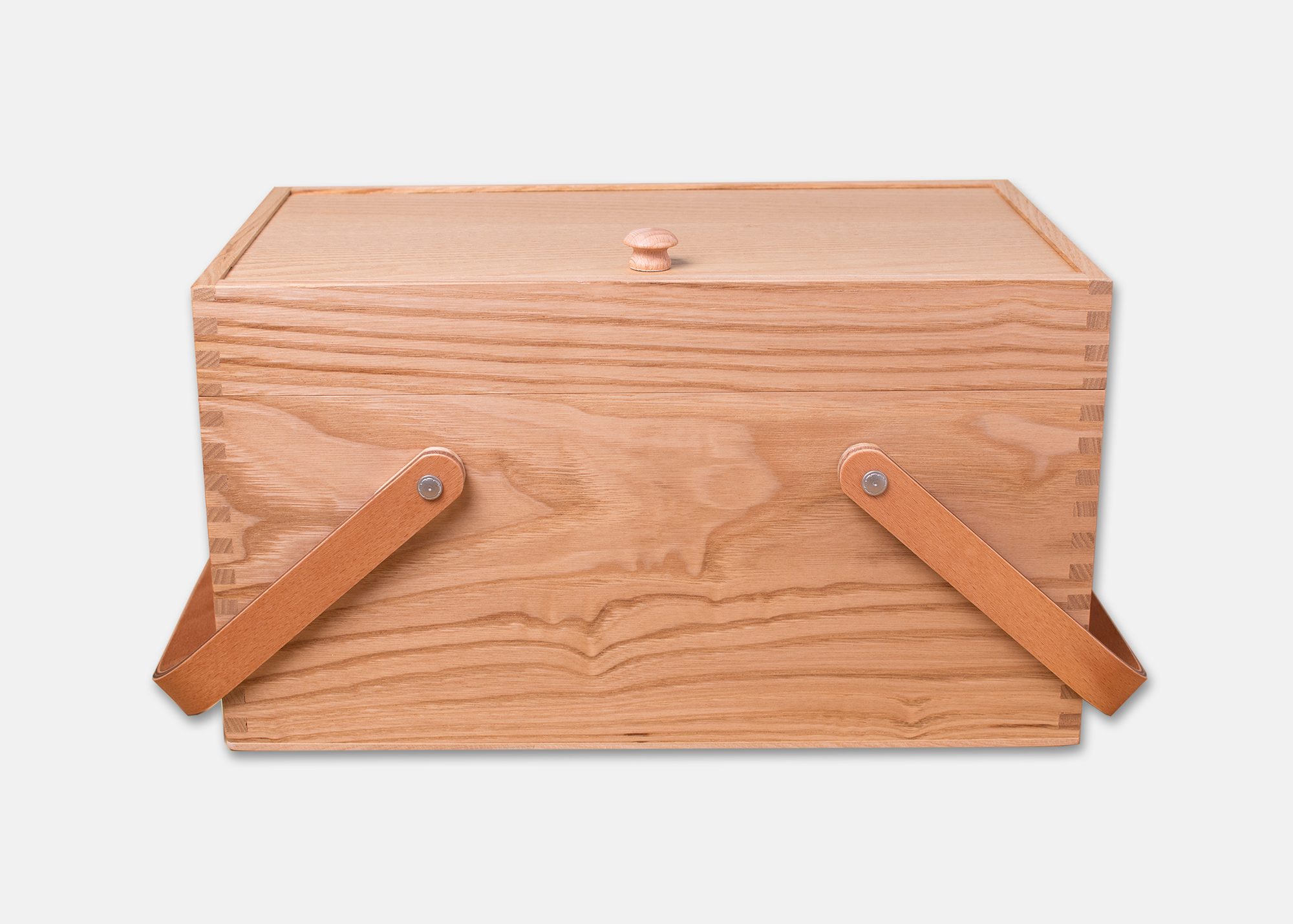 Chestnut Wooden Sewing Box