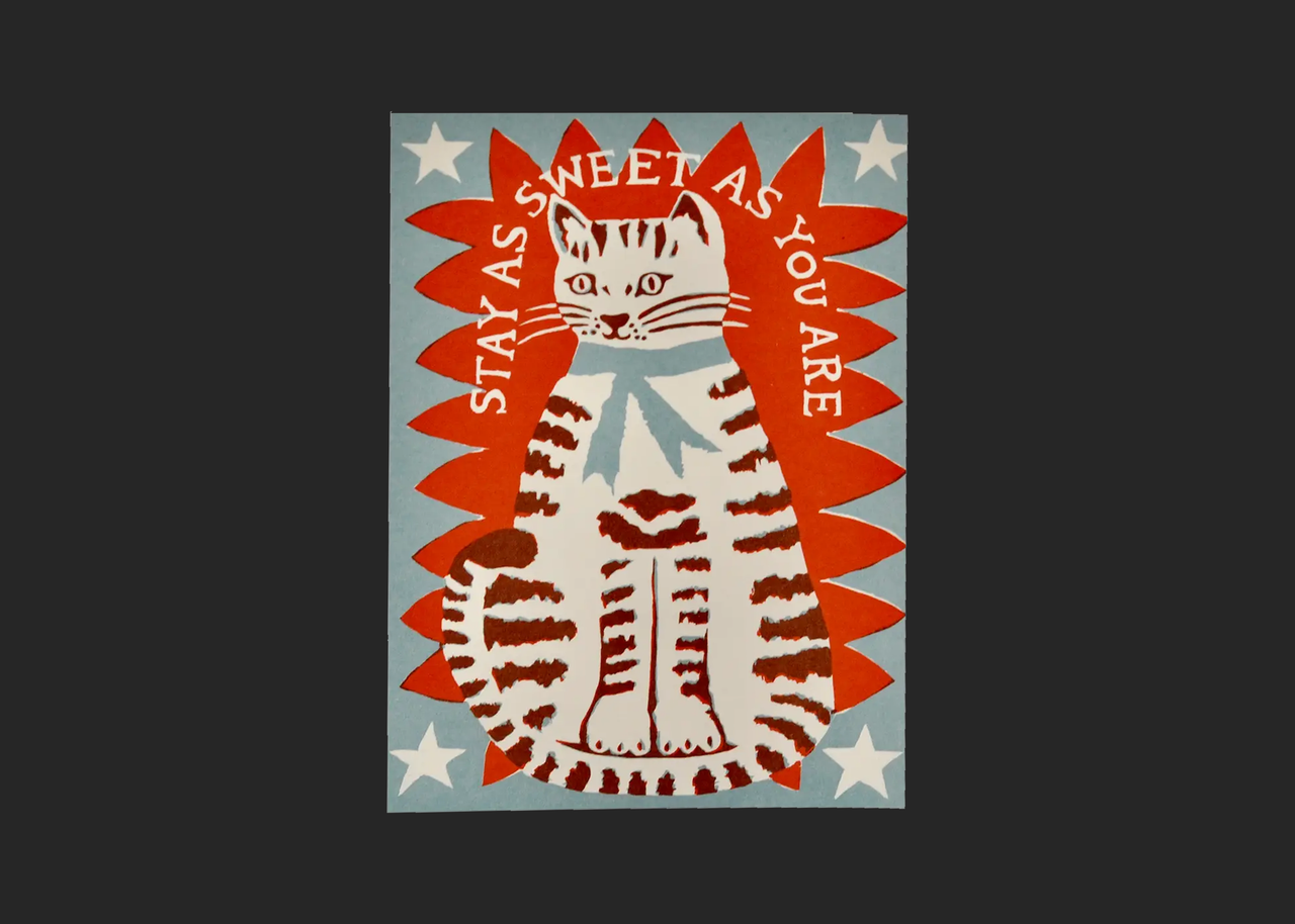 Very Large Card | Sweet Cat