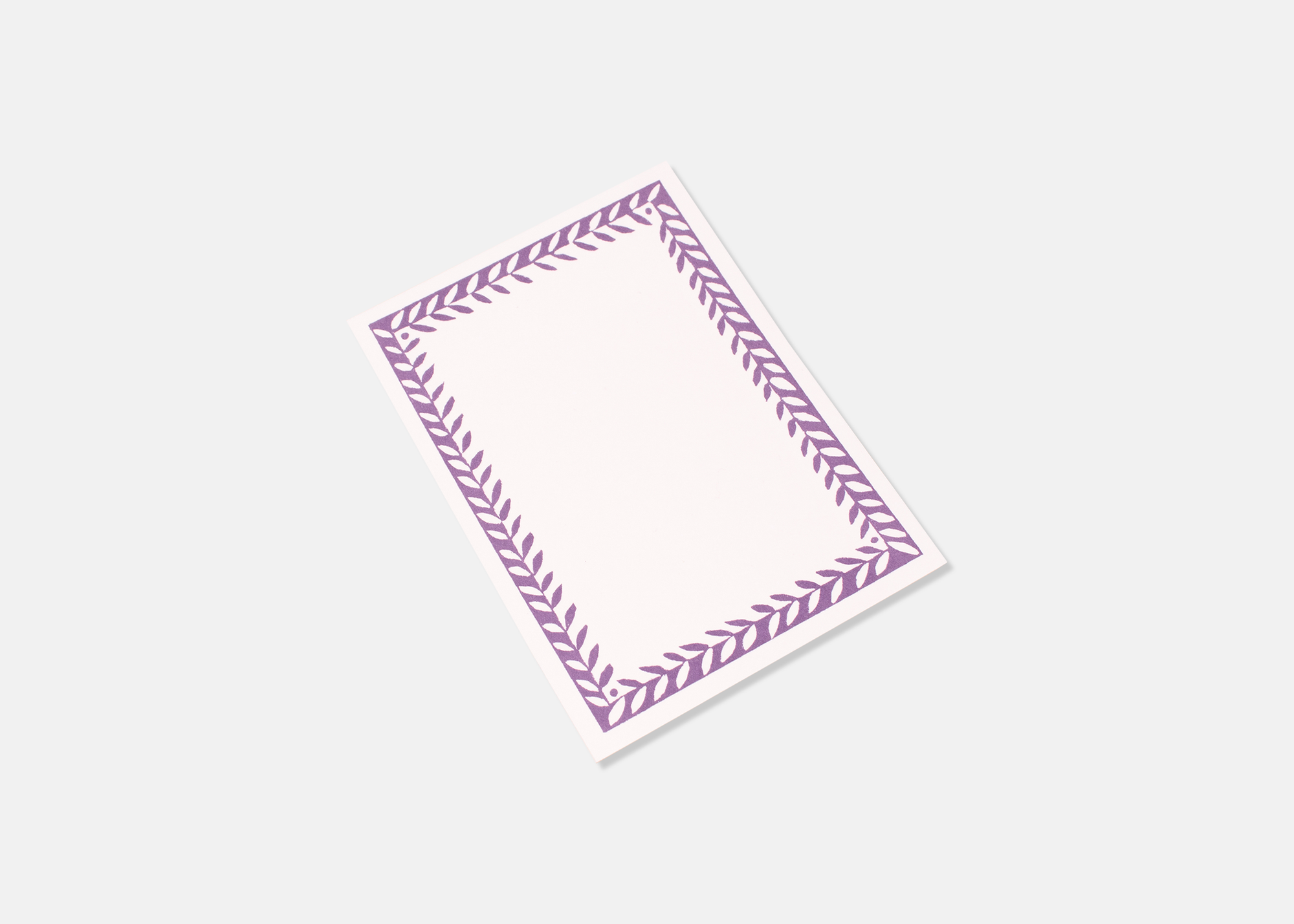 Postcards with Patterned Border