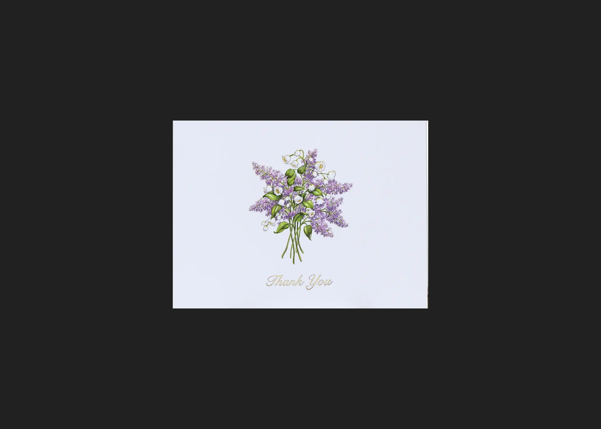 Lavender and Lillies Thank You