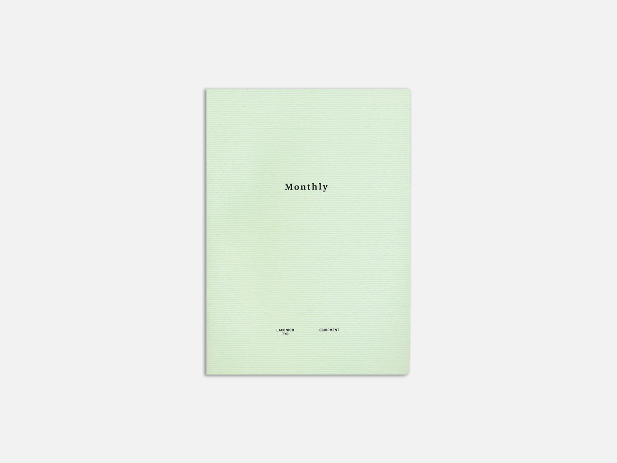 Laconic Style Monthly Notebook