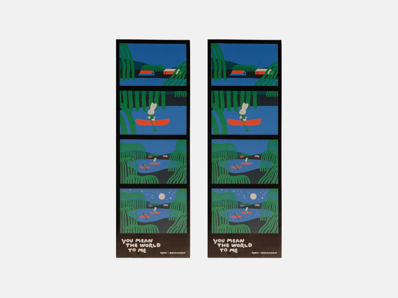 SoJak 4 Cut Stickers | Night